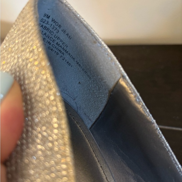 Sparkly Silver High Heels‎ Size 9 - Picture 3 of 7